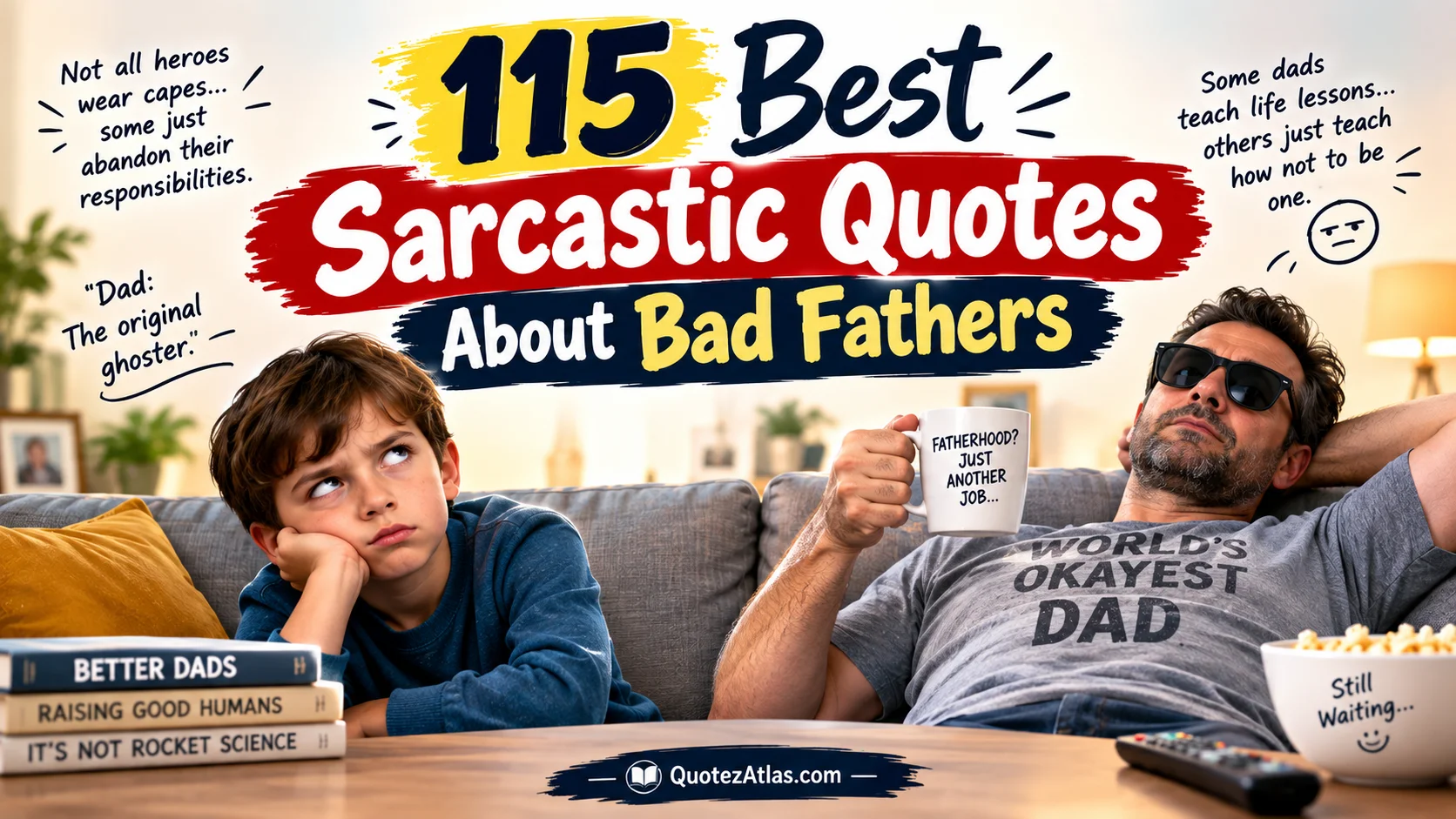 Best "Sarcastic Quotes About Bad Fathers"