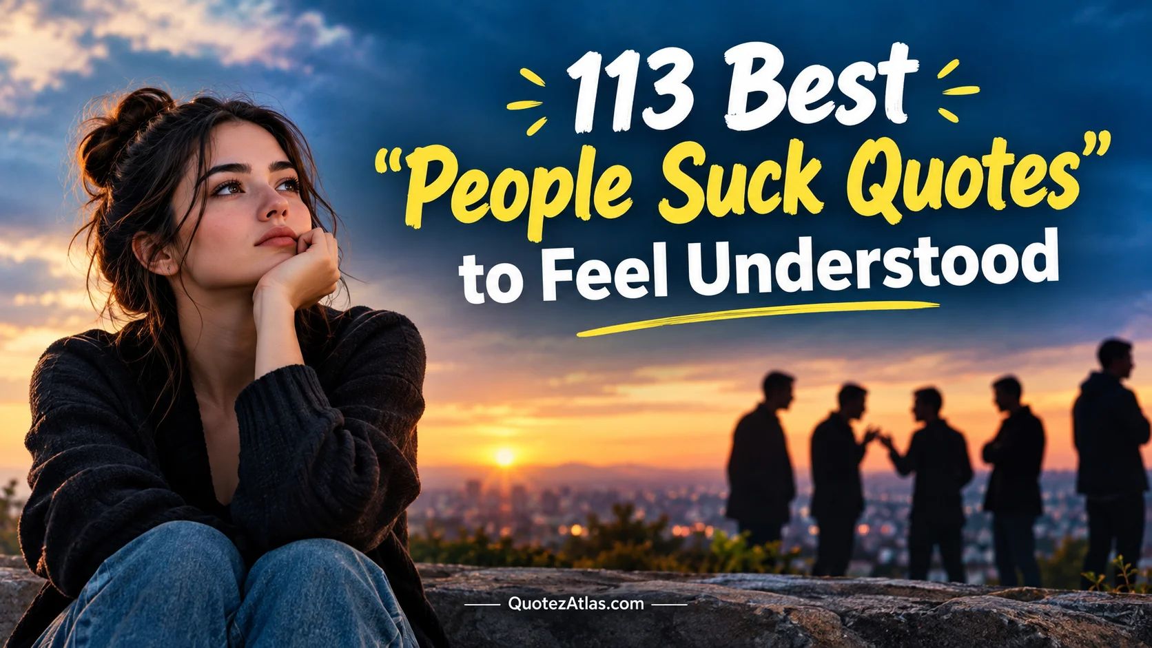Best "People Suck Quotes" to Feel Understood