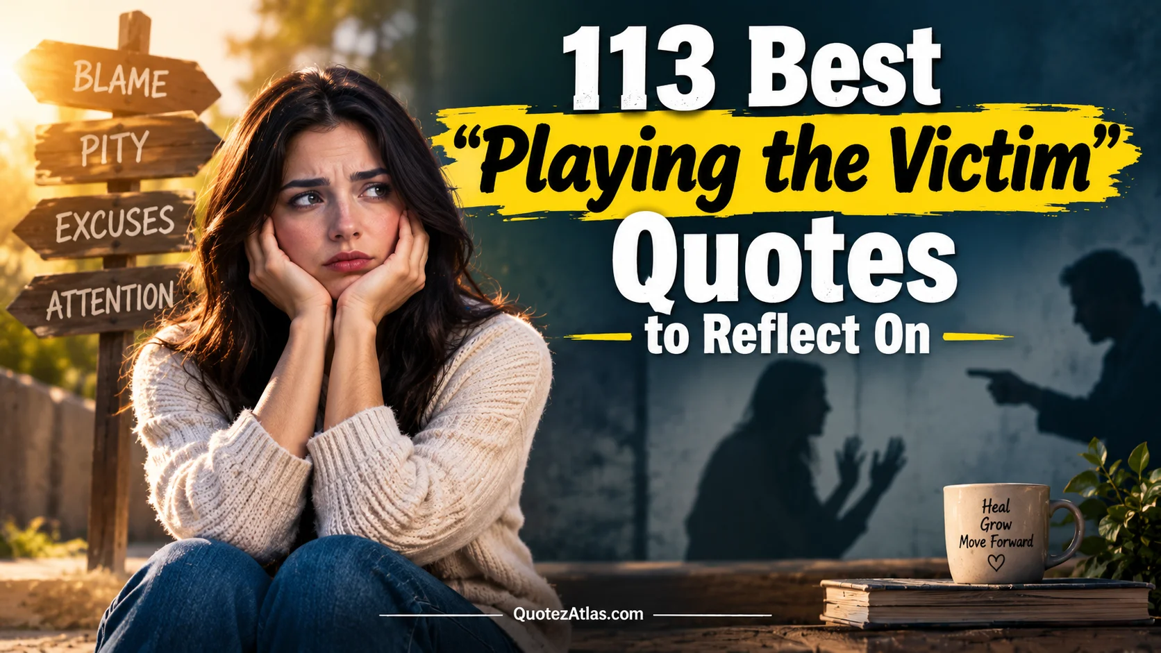 Best "Playing the Victim Quotes" to Reflect On