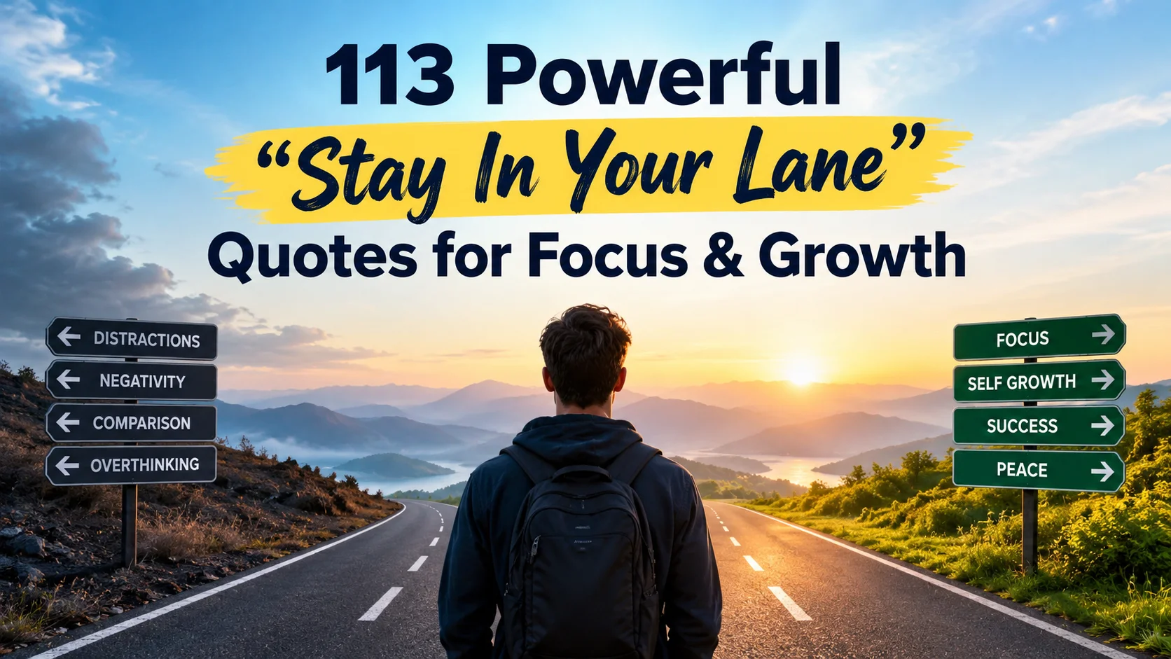 Powerful "Stay In Your Lane Quotes" for Focus & Growth