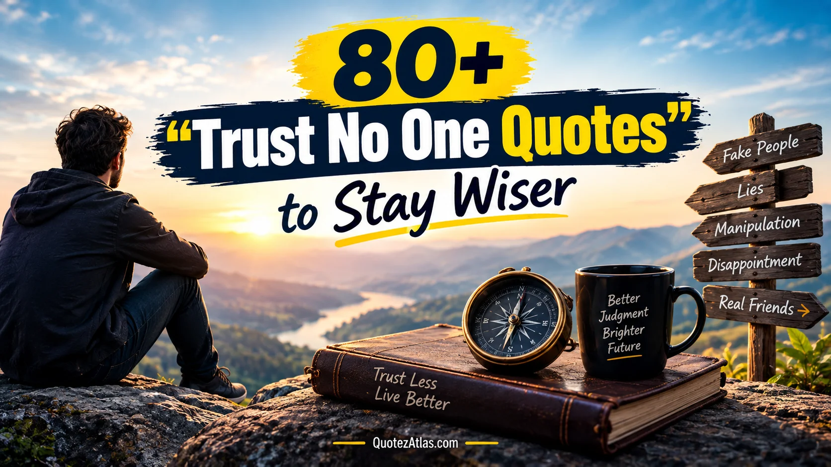 "Trust No One Quotes" to Stay Wiser